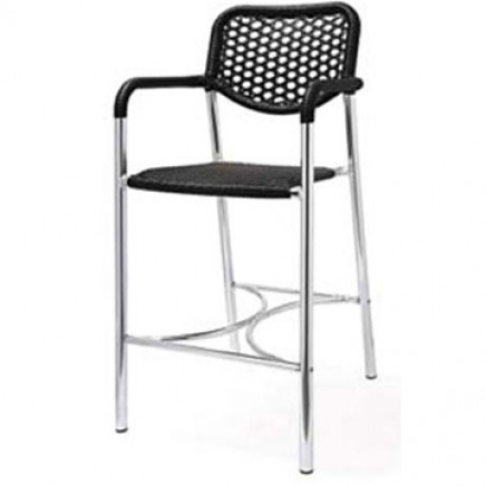 Aluminum Wicker Bar Stool (AB-06012)