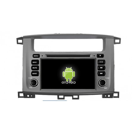 Android 2 DIN Car DVD Player for Toyota LC100