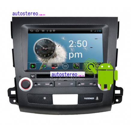 Android 4.0 Car Navigator for Mitsubishi Outlander GPS Sat Nav Multimedia DVD Player