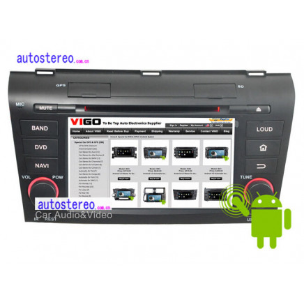 Android 4.2.2 Car Entertainment System for Mazda 3 GPS Auto Radio 1.6GHz CPU WiFi Capacitive Bt