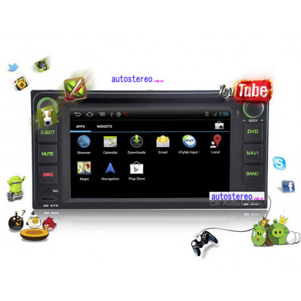 Android Auto Audio for Toyota RAV4 Hilux Prado Camry Corolla Navi in Dash