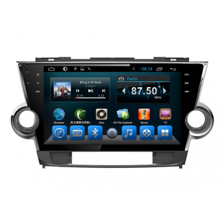 Android Double DIN GPS DVD Player Car for Toyota Highlander (AST-1024)