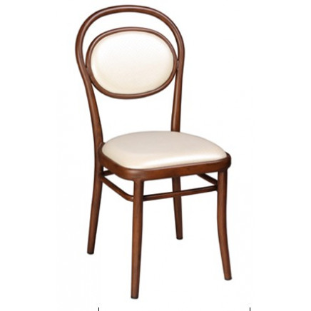 Antique Aluminum Bent Wood-Looking Chair (DC-15545)