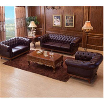 Antique Aviator Genuine Leather Living Room Sofa Made in China