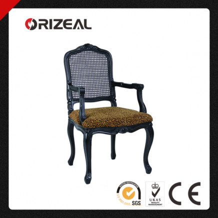 Antique French Living Armchair with Rattan (OZ-SW-022)