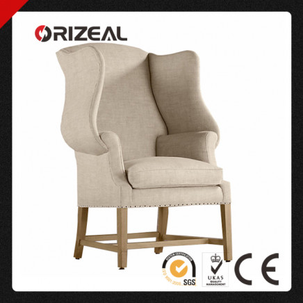 Antique Georgian Wing Back Upholstered Chairs (OZ-WC-002)