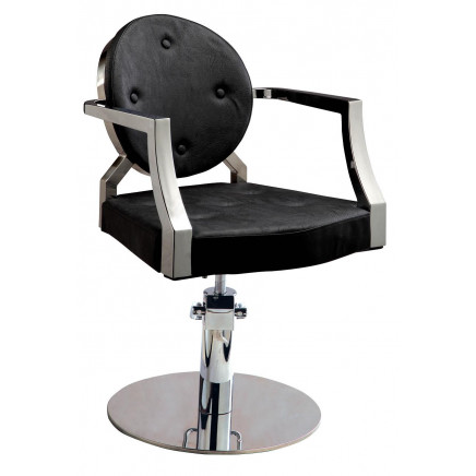 Antique Salon Barber Chair with Stainless Steel Frame (MY-007-54)