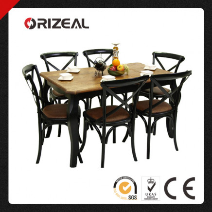 Antique Solid Wood Dining Sets (OZ-TE-005)