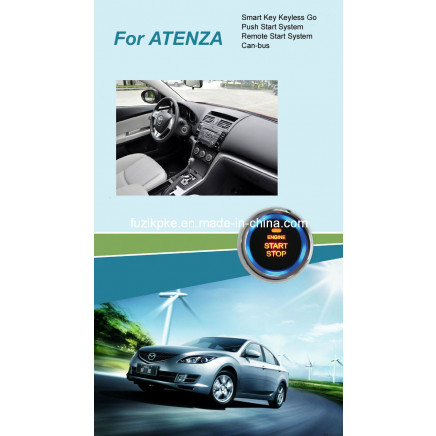Atenza Entry Keyless Go Smart Key Push Button Remote Start Can-Bus Alarm for Mazda