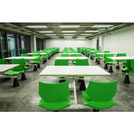 Attached Canteen Table and Chair
