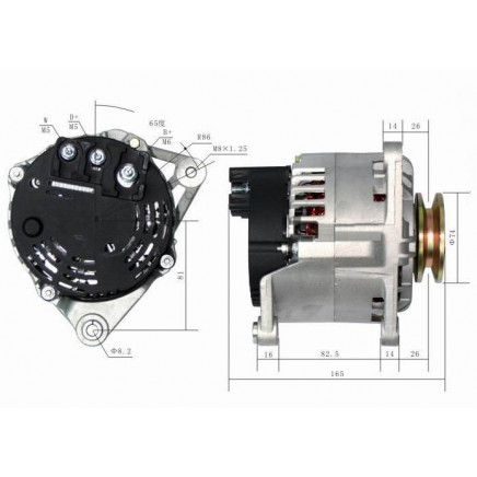 Auto Alternator 2817A303 for Caterpillar