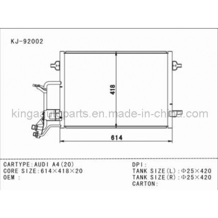 Auto Condenser for Audi A4 (20)