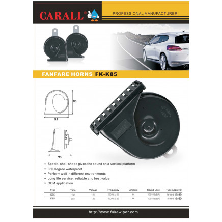 Auto Loudspeaker with 3c E9 Approval