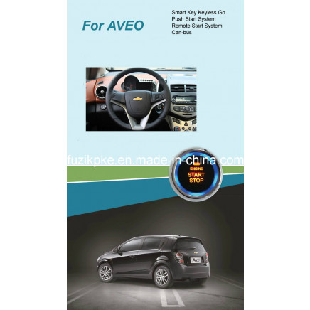 Aveo Entry Keyless Go Smart Key Push Button Remote Start Can-Bus Alarm for Chevrolet