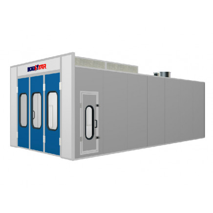 Axial Fan Semi Downdraft Wood Working Spray Booth
