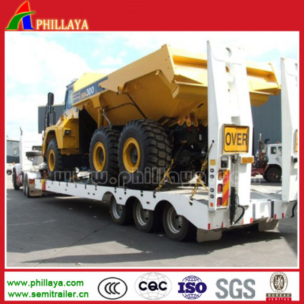BPW Axles Installed Three Axles Low Deck Trailer