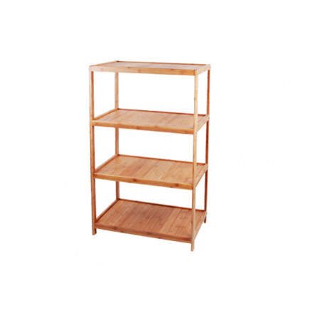 Bamboo 4-Layers Shelf Storage Rack