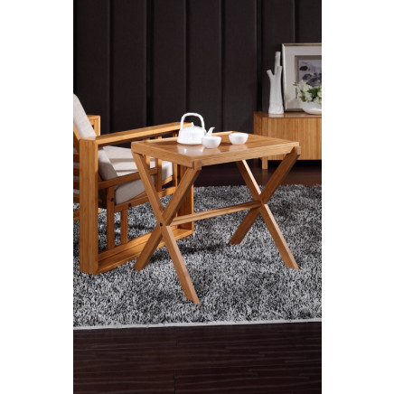 Bamboo Folding Cafe Table / Accent Table / Occasional Table