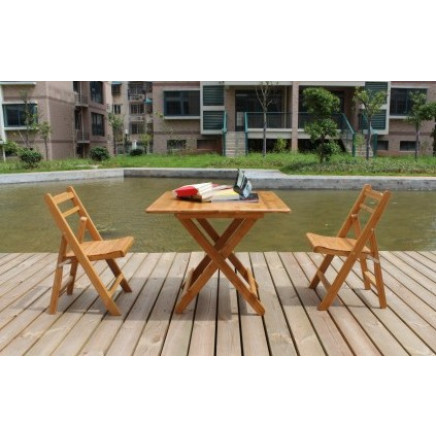 Bamboo Outdoor Furniture Bamboo Folding Table and Chair