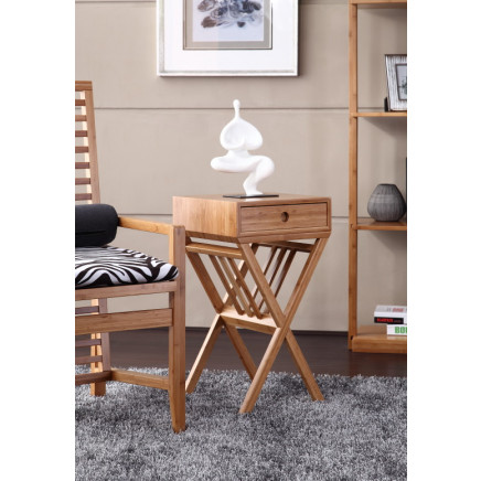 Bamboo Side Table / End Table / Phone Table for Living Room