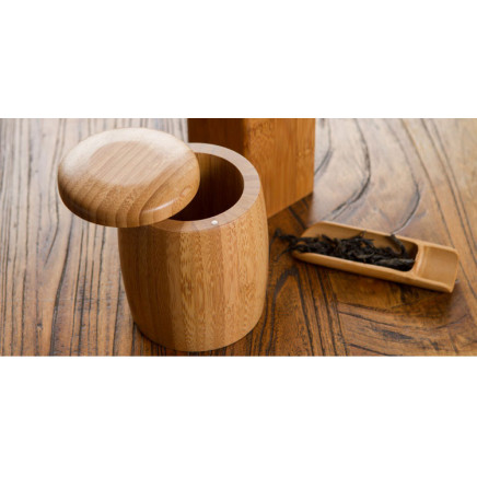Bamboo Storage Box Spice Box Salt Box