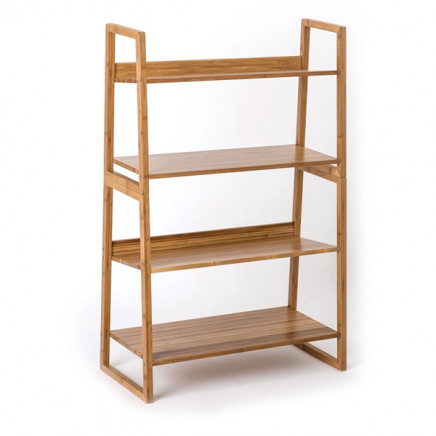 Bamboo Storage Shelf Rack