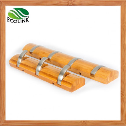 Bamboo Wall Mounted Clothes Hook / Coat Hook for Bathroom Accessories