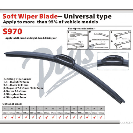 Beam Wiper Blade for Hino