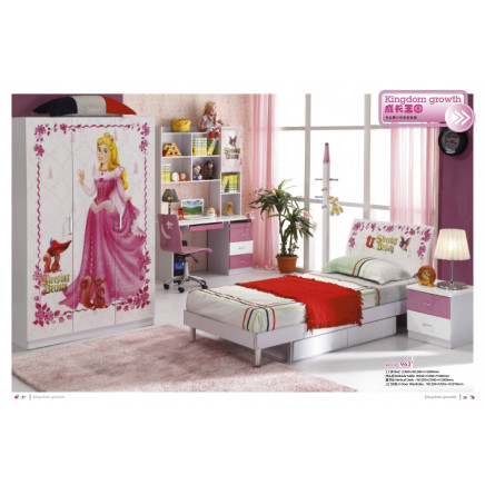 Beautiful Furniture Sleeping Beauty Children Bedroom Set (JB-963)