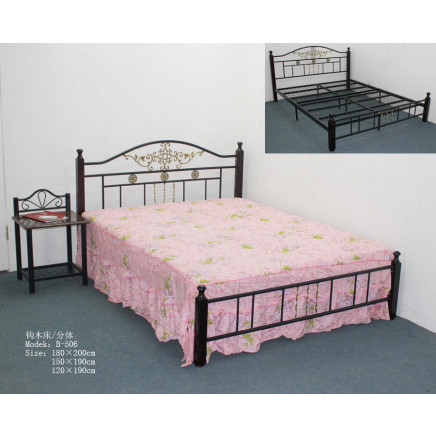 Bedroom Hardware Steel Single Bed (B-506#)