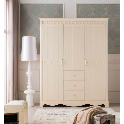 Bedroom Wooden Wardrobe Furniture 3-Doors Wardrobe (JB-8016A)