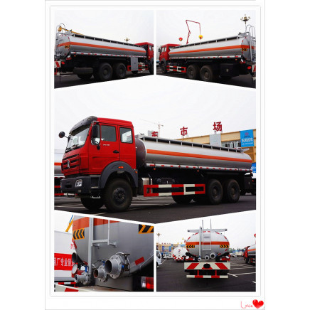 Beiben 6X4 25cbm Fuel Tank Truck