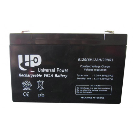 Best Selling Sealed Lead Acid Battery 6V 12ah