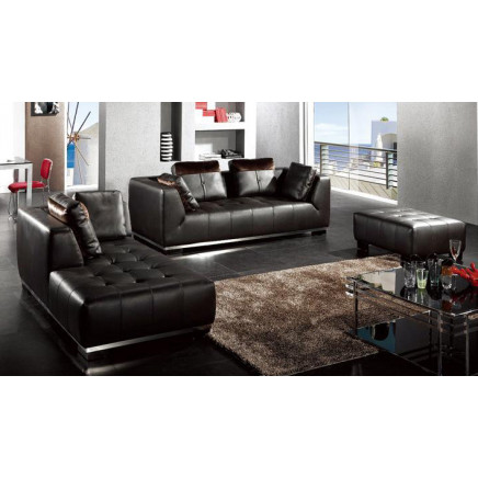 Big Leather Sofa (6215)