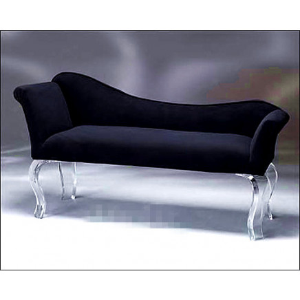 Black Acrylic Sofa Set