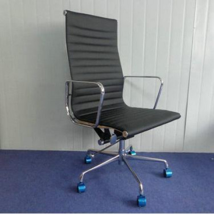 Black PU Leather Swivel Office Executive Eames Chair (FS-150B-PU)