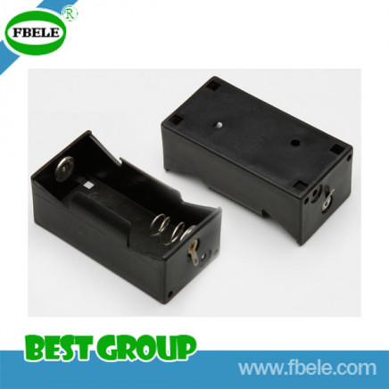 Black Plastic 12V Battery Holder Without Wire