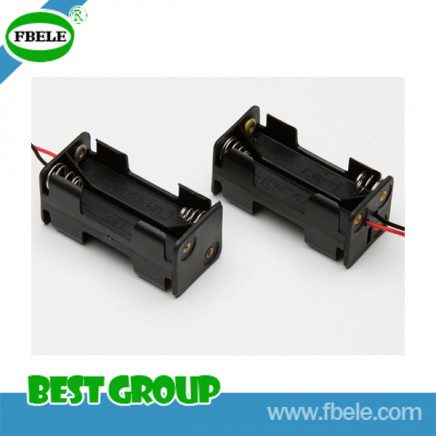 Black Plastic Li-ion Battery Holder with Wire