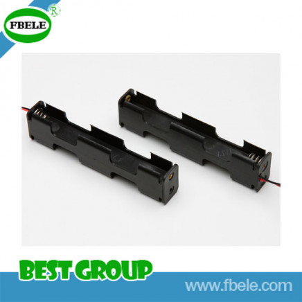 Black Thin 26650 Battery Holder with Wire