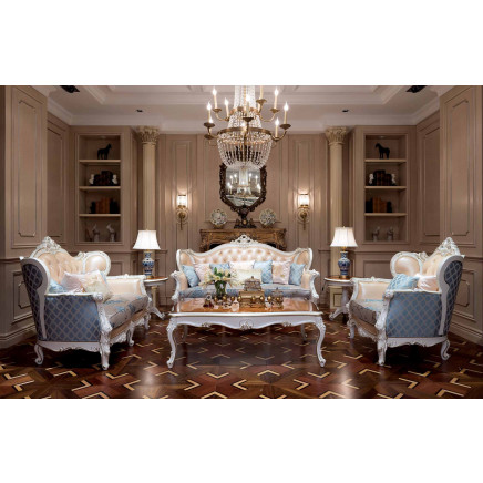 Bn-C6032A Classical Wooden Furniture Sofa