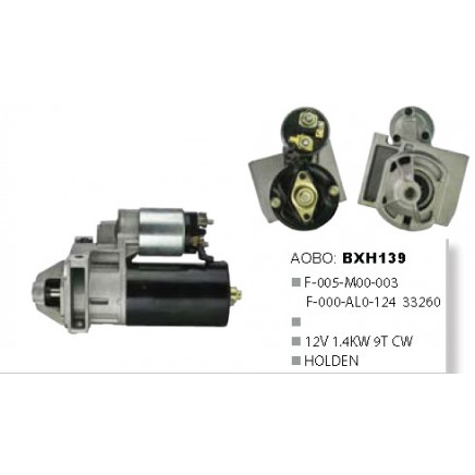 Bosch Auto Starter (F-000-AL0-124 F-005-M00-003 92066306 10-455-707 FOR HOLDEN)