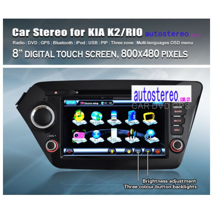Box Radio for KIA K2 Rio GPS Navigation Sat Nav Auto Radio Multimedia Head Unit