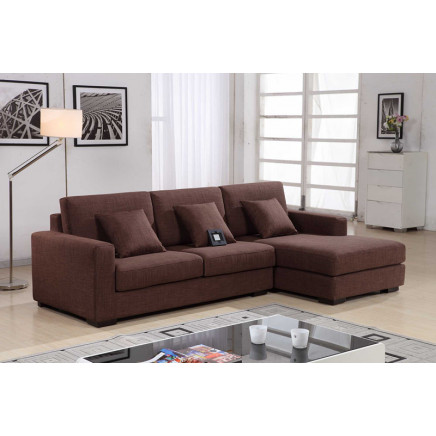 Brown Fabric Sofa Sri Lanka (L. Af1035)