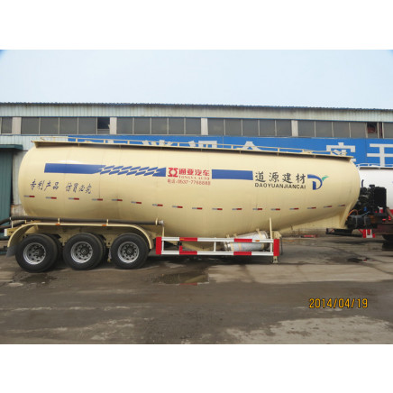 Bulk Cement Tanker Semi Trailer Concrete Powder Tank Trailer