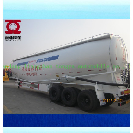 Bulk Cement Tanker Semi Trailer Concrete Powder Tank Trailer