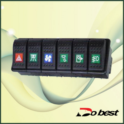 Bus Raised Rocker Swith Board