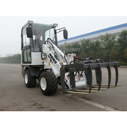 CE Certificated Multi-Function Radlader with Grass Fork (HQ908)