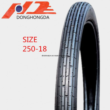 CE DOT ISO9001 Soncap 250-18 Motorcycle Tyre