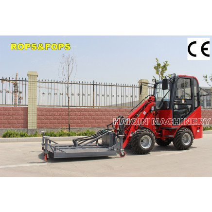 CE Small Shovel Loader (HQ908) with Lawn Mower