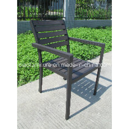 CF1025c Plastic Wood Outdoor Furniture Dining Chair